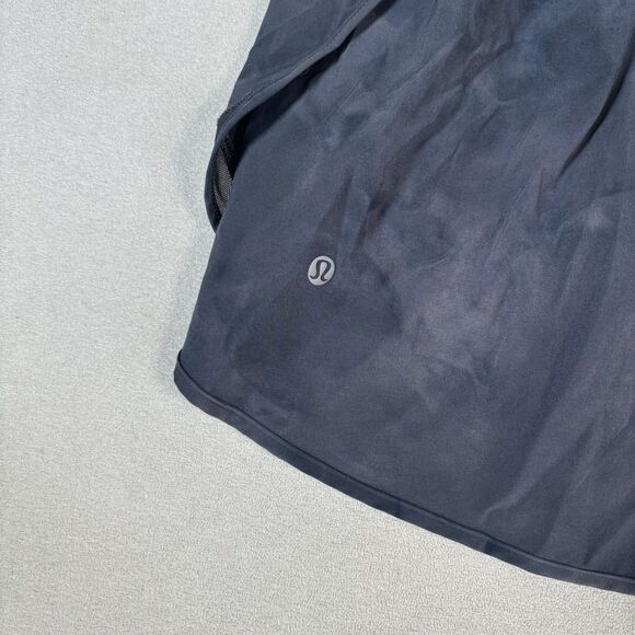 Lululemon Hotty Hot High-Rise Skort Diamond Dye Pitch Graphite Grey Sz 4 Tennis - Picture 5 of 7